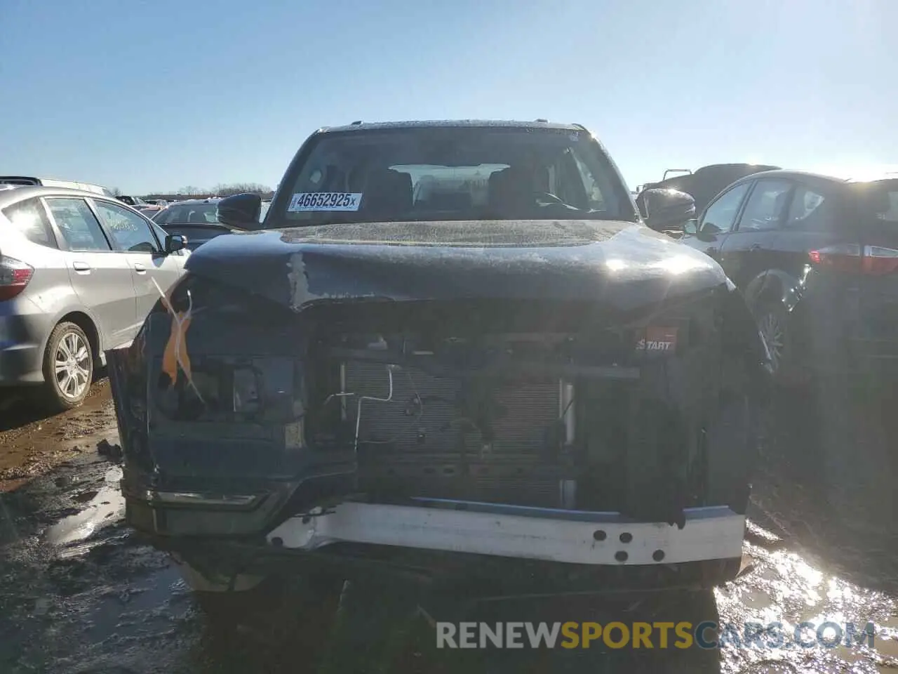 5 fotografías del automóvil dañado JTEBU5JR3L5752172 TOYOTA 4RUNNER 2020