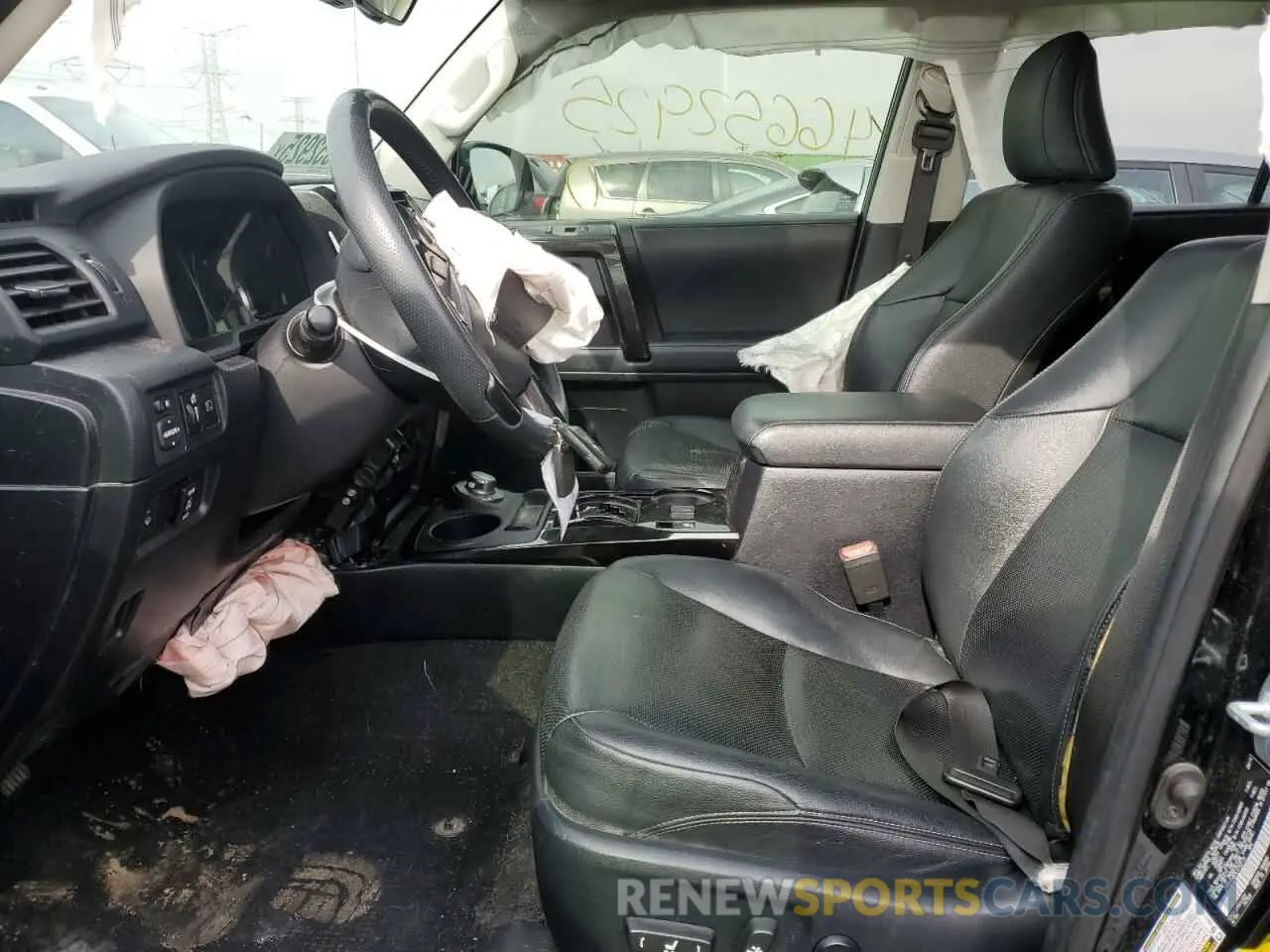 7 fotografías del automóvil dañado JTEBU5JR3L5752172 TOYOTA 4RUNNER 2020