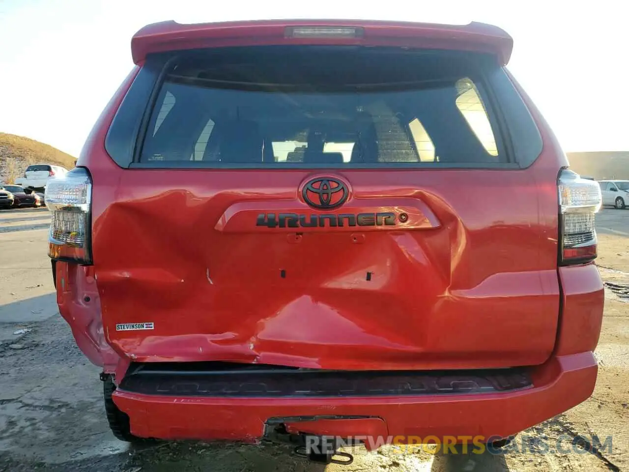 6 fotografías del automóvil dañado JTEBU5JR3L5756481 TOYOTA 4RUNNER 2020