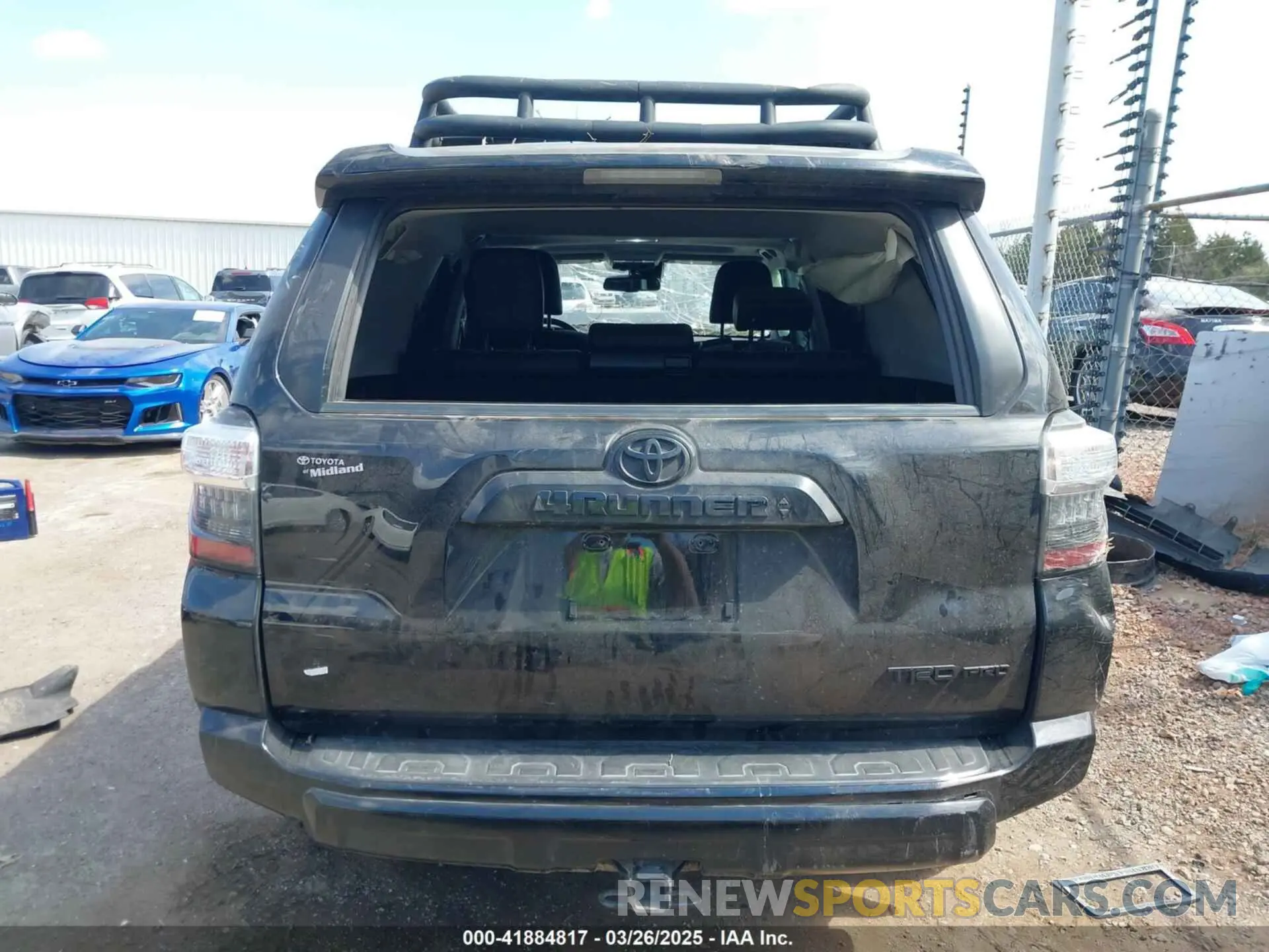 16 fotografías del automóvil dañado JTEBU5JR3L5759445 TOYOTA 4RUNNER 2020