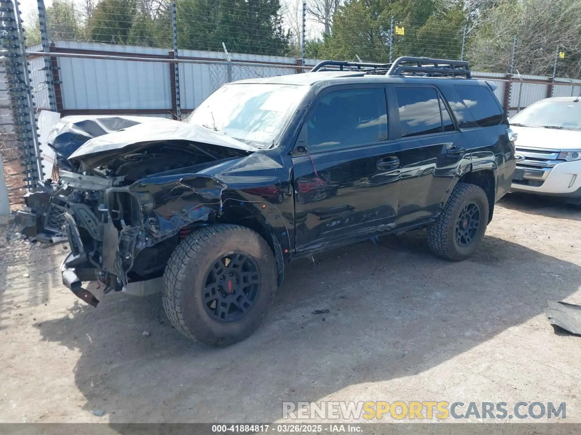 2 fotografías del automóvil dañado JTEBU5JR3L5759445 TOYOTA 4RUNNER 2020