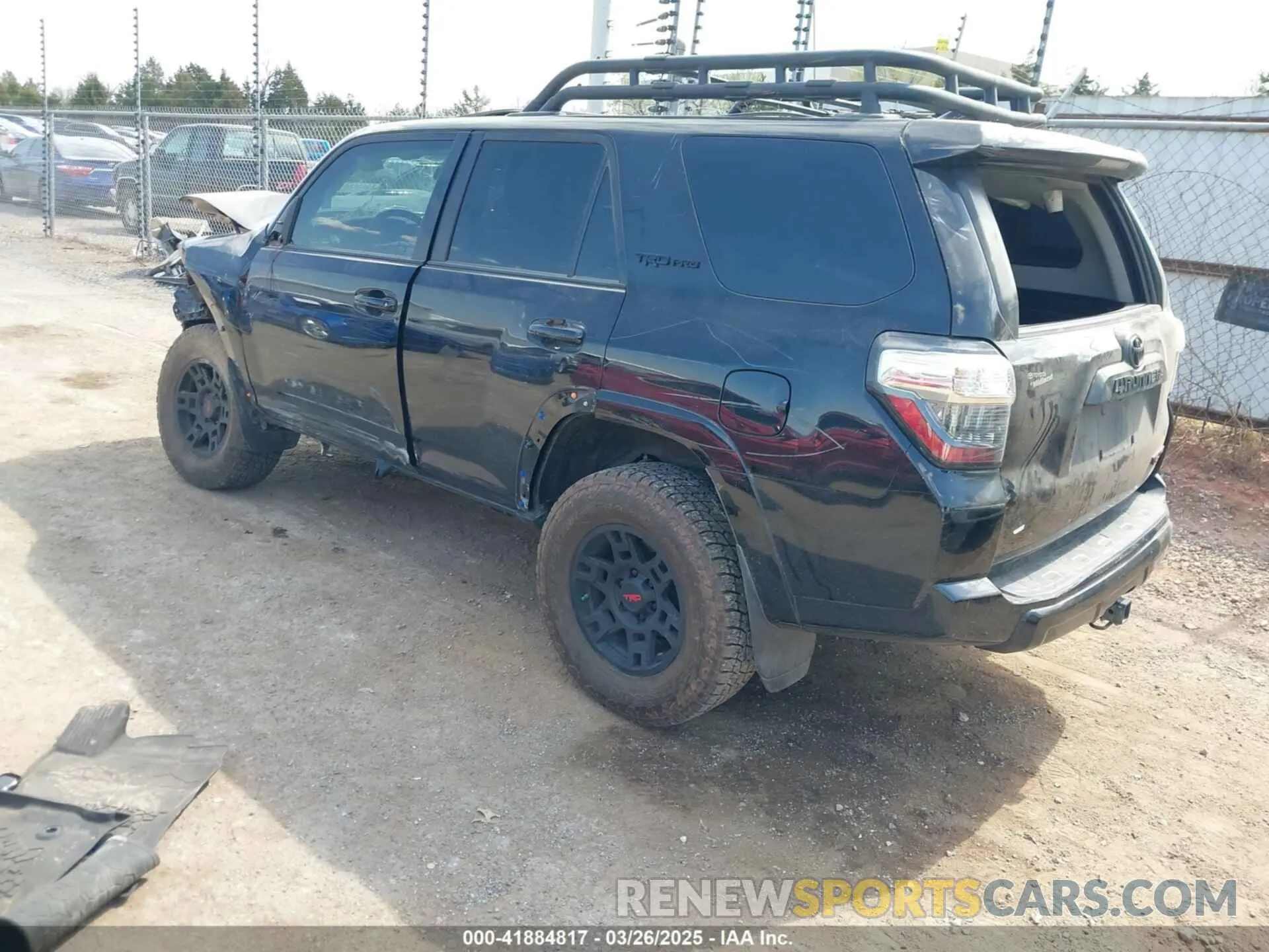 3 fotografías del automóvil dañado JTEBU5JR3L5759445 TOYOTA 4RUNNER 2020