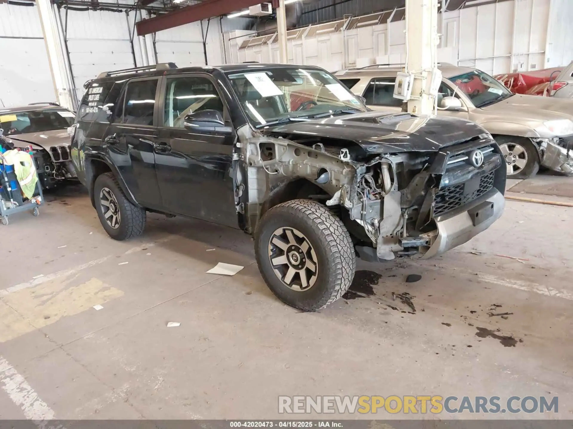1 fotografías del automóvil dañado JTEBU5JR3L5768050 TOYOTA 4RUNNER 2020