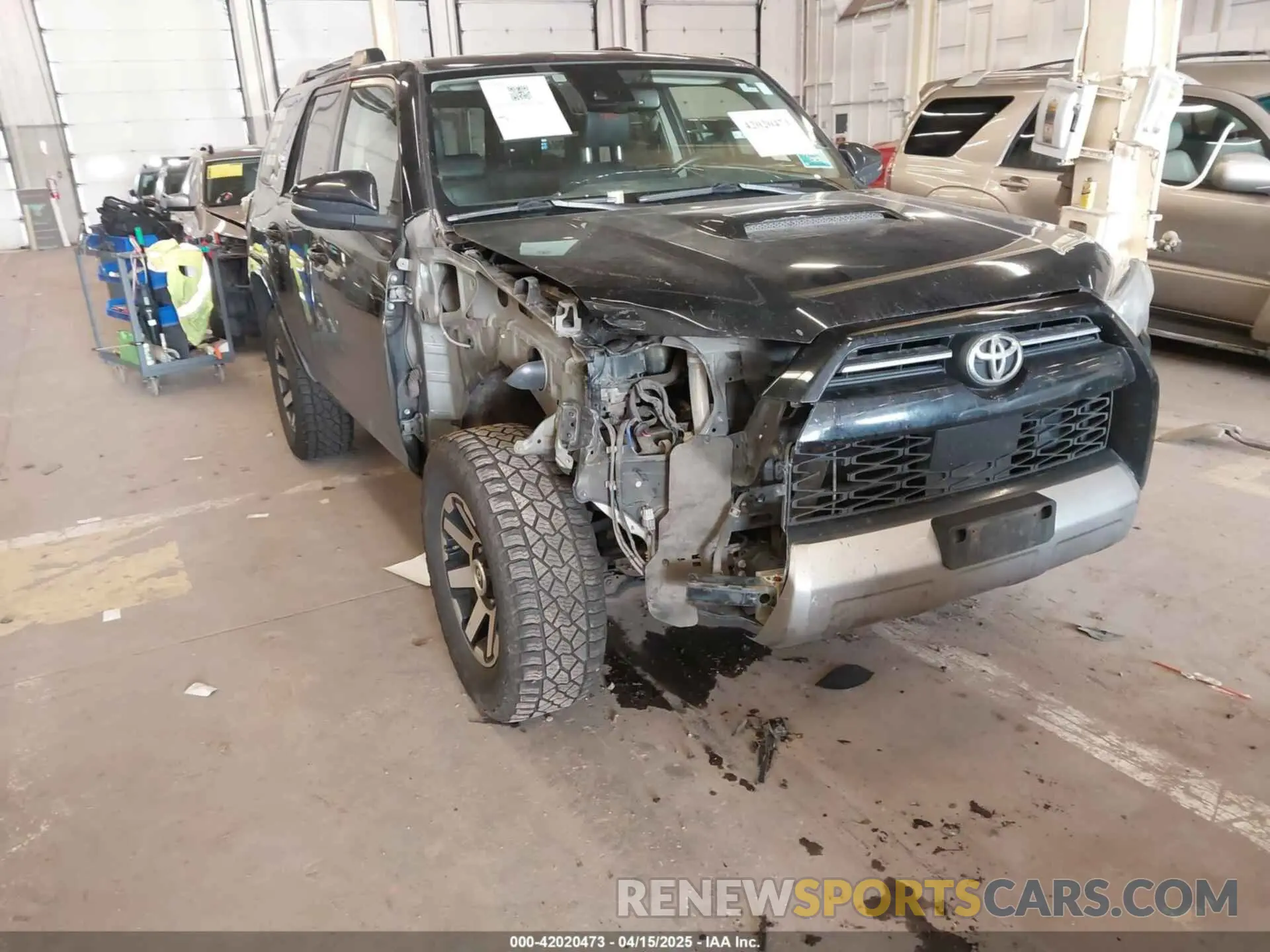 21 fotografías del automóvil dañado JTEBU5JR3L5768050 TOYOTA 4RUNNER 2020
