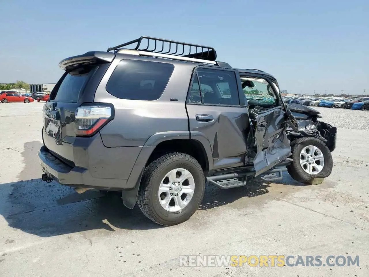 3 fotografías del automóvil dañado JTEBU5JR3L5779632 TOYOTA 4RUNNER 2020
