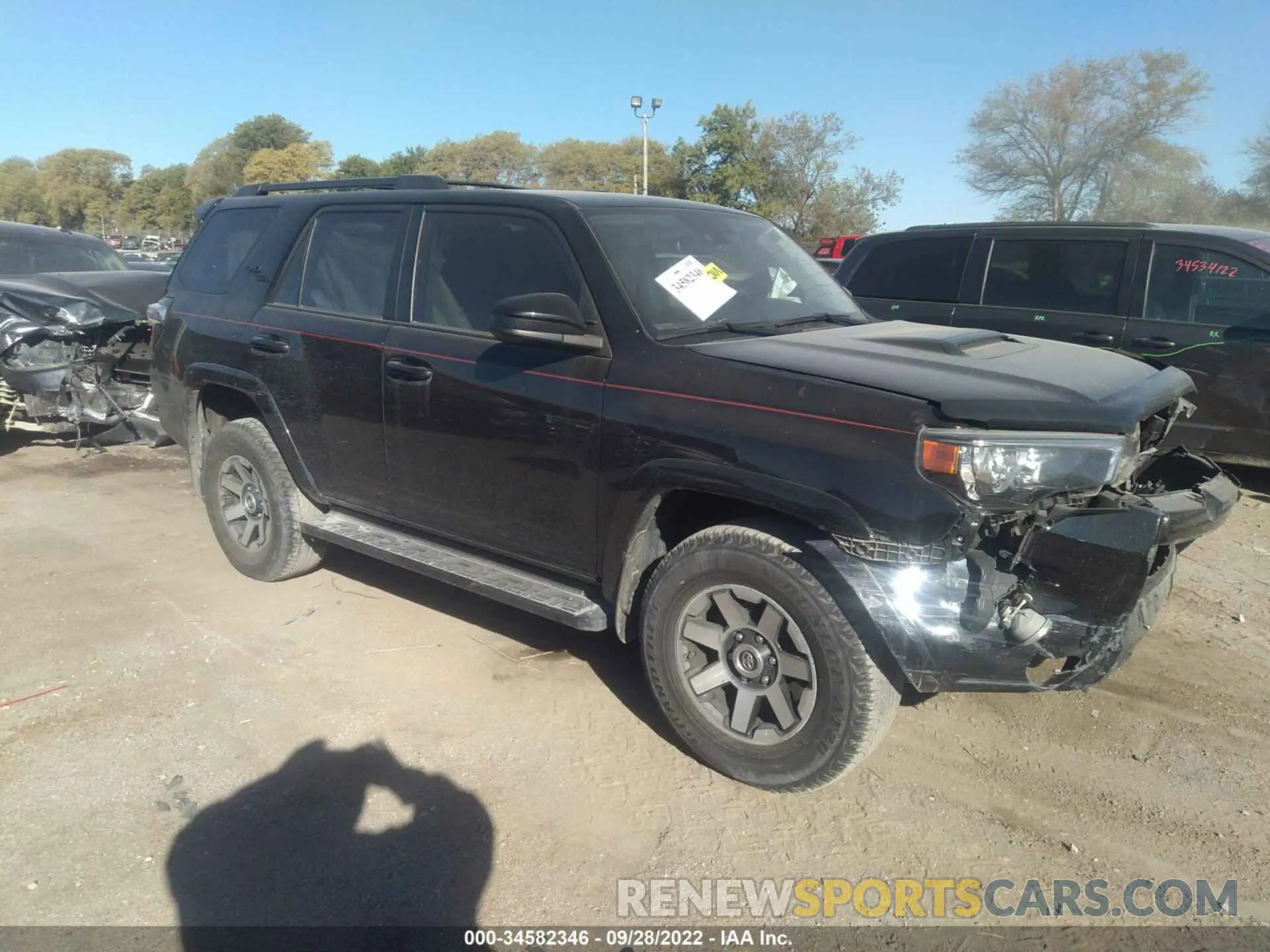 1 fotografías del automóvil dañado JTEBU5JR3L5791070 TOYOTA 4RUNNER 2020