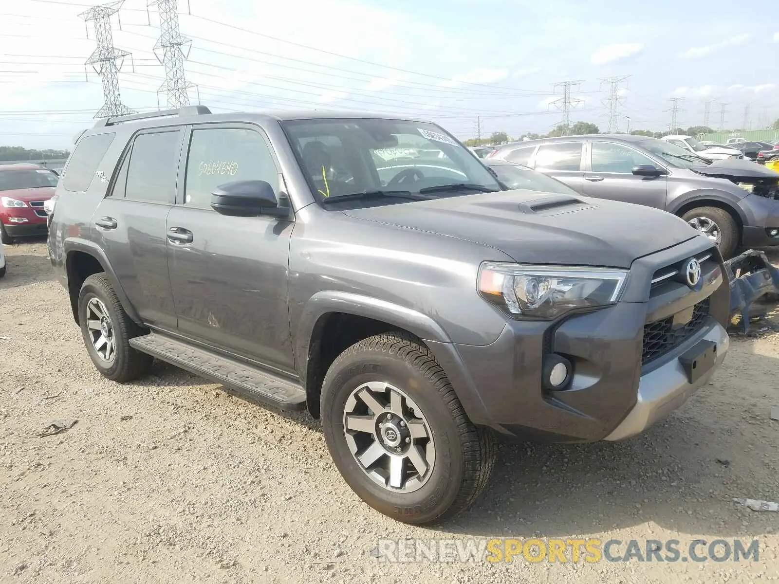 1 fotografías del automóvil dañado JTEBU5JR3L5792980 TOYOTA 4RUNNER 2020