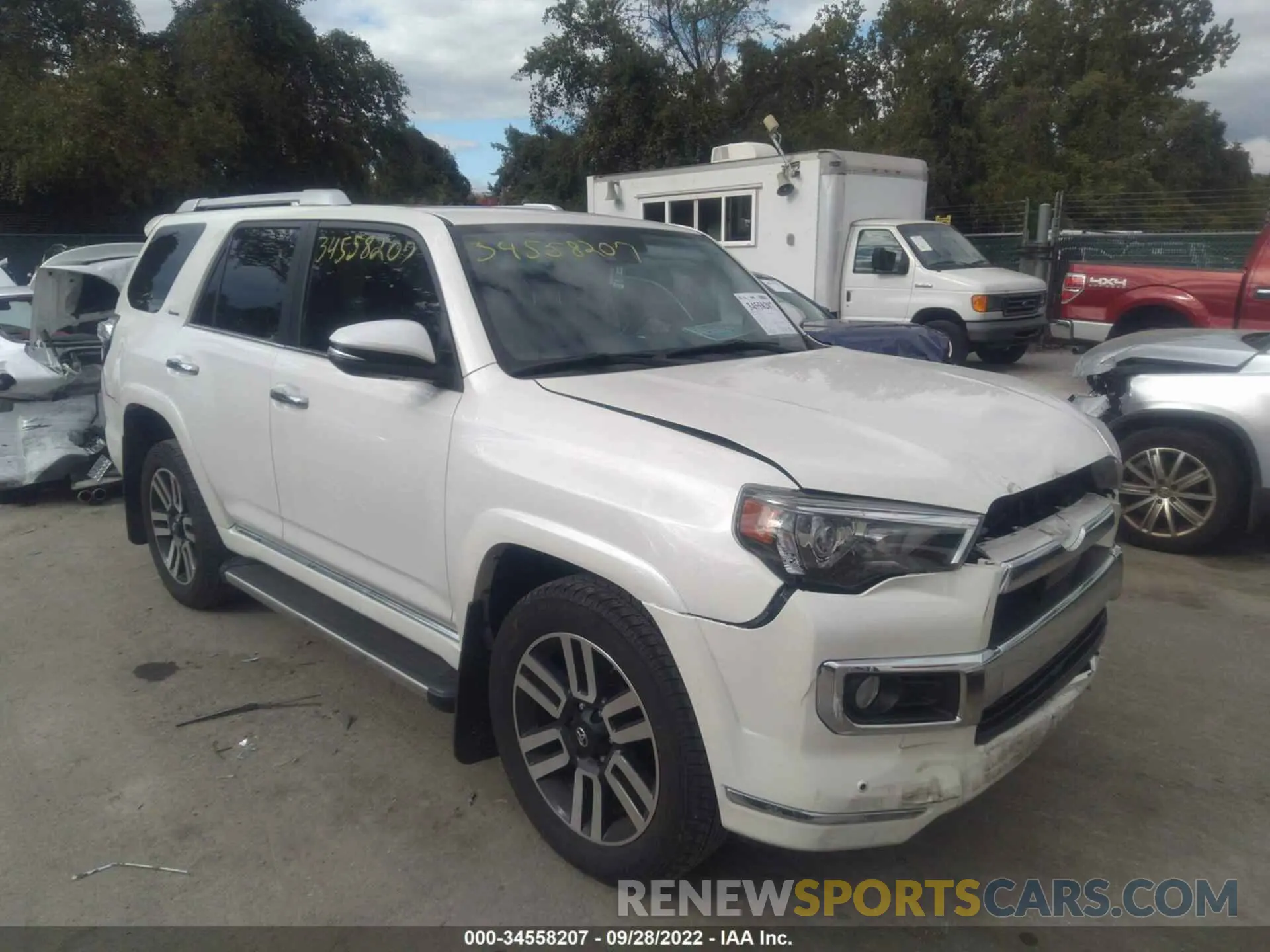 1 fotografías del automóvil dañado JTEBU5JR3L5798522 TOYOTA 4RUNNER 2020