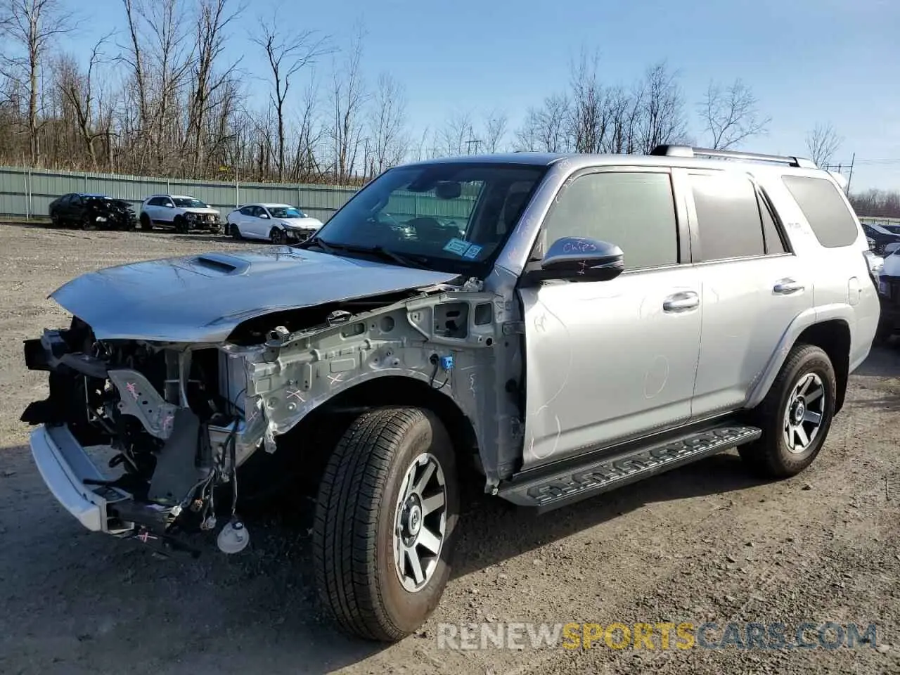 1 fotografías del automóvil dañado JTEBU5JR3L5805114 TOYOTA 4RUNNER 2020