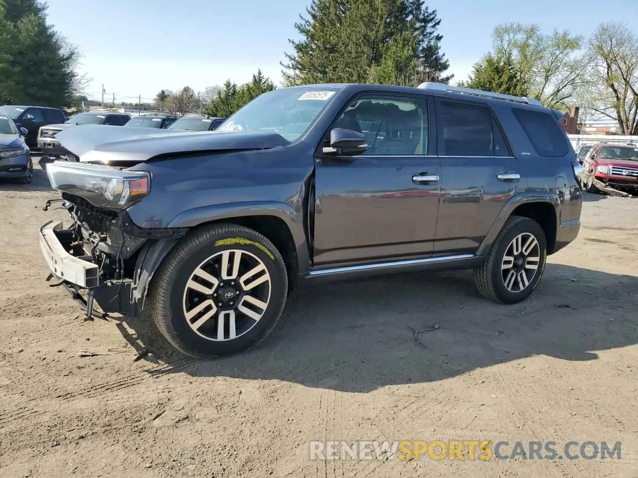 1 fotografías del automóvil dañado JTEBU5JR3L5809230 TOYOTA 4RUNNER 2020