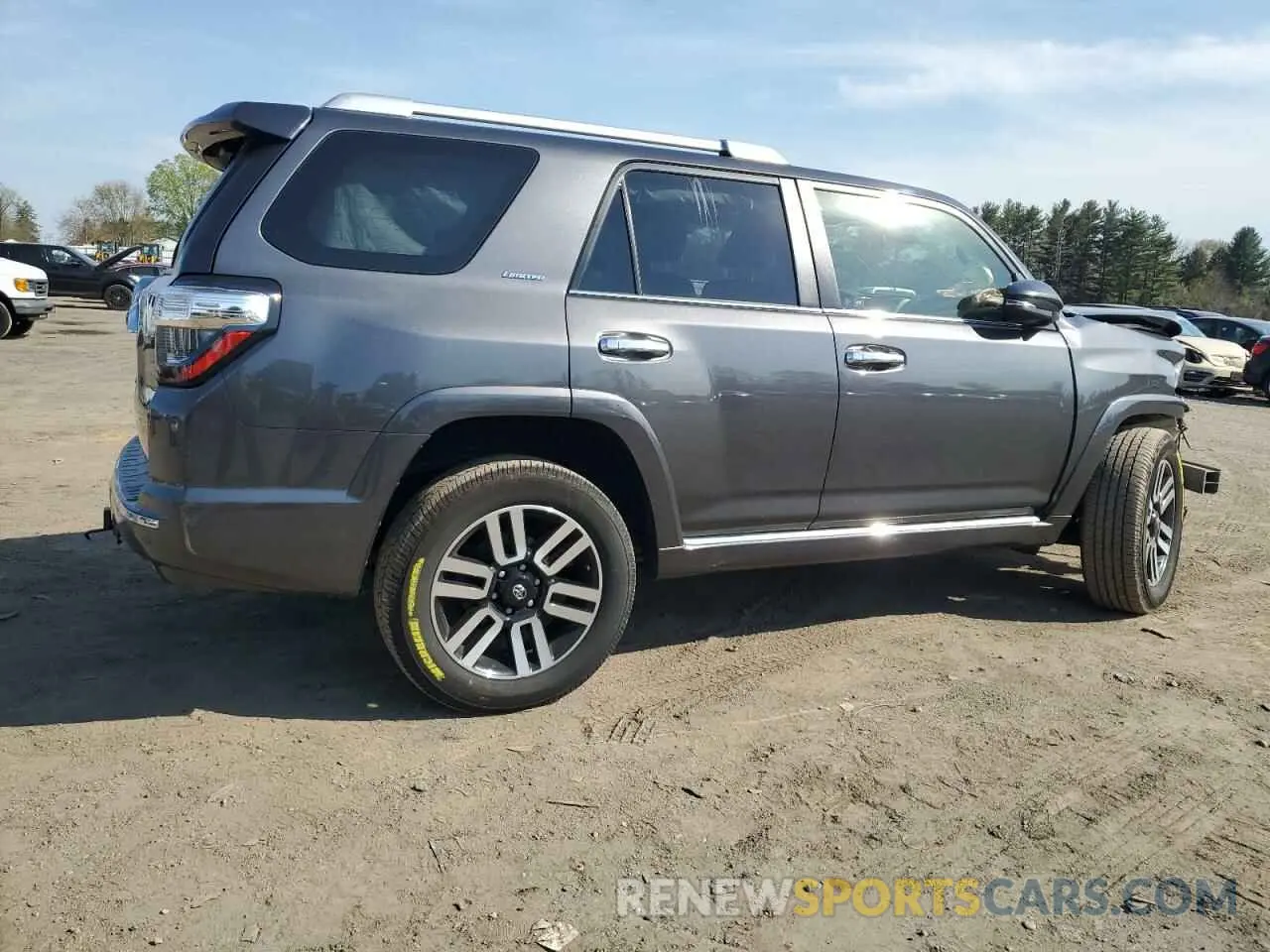 3 fotografías del automóvil dañado JTEBU5JR3L5809230 TOYOTA 4RUNNER 2020