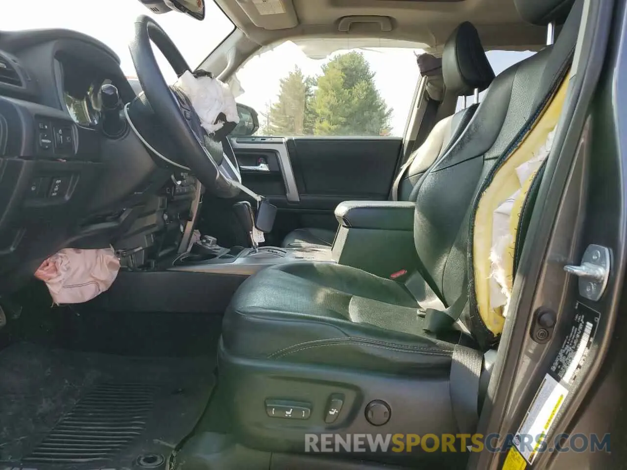 7 fotografías del automóvil dañado JTEBU5JR3L5809230 TOYOTA 4RUNNER 2020