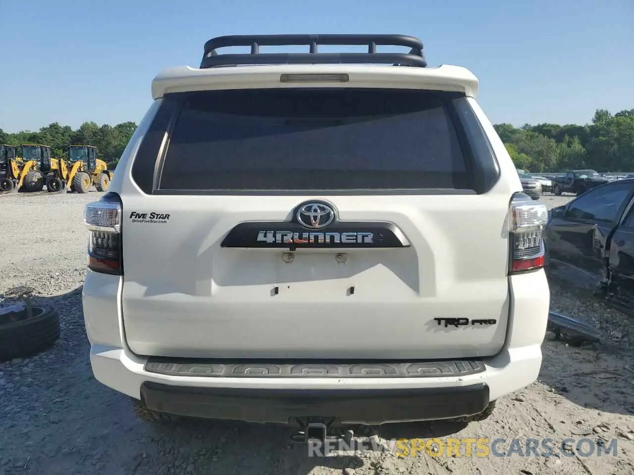 6 fotografías del automóvil dañado JTEBU5JR3L5825735 TOYOTA 4RUNNER 2020