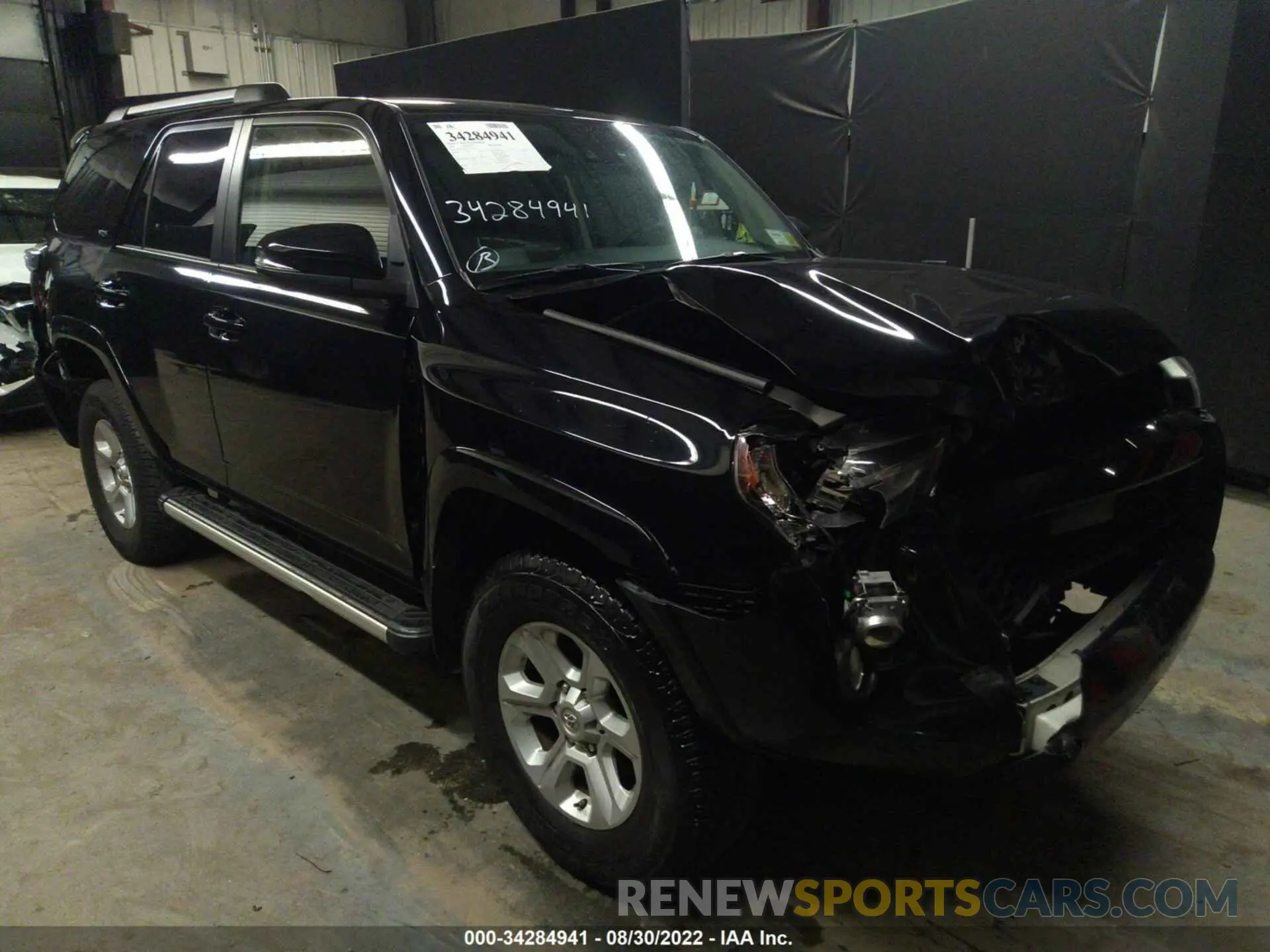 1 fotografías del automóvil dañado JTEBU5JR4L5746610 TOYOTA 4RUNNER 2020