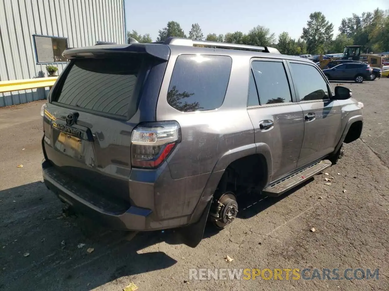 4 fotografías del automóvil dañado JTEBU5JR4L5755209 TOYOTA 4RUNNER 2020