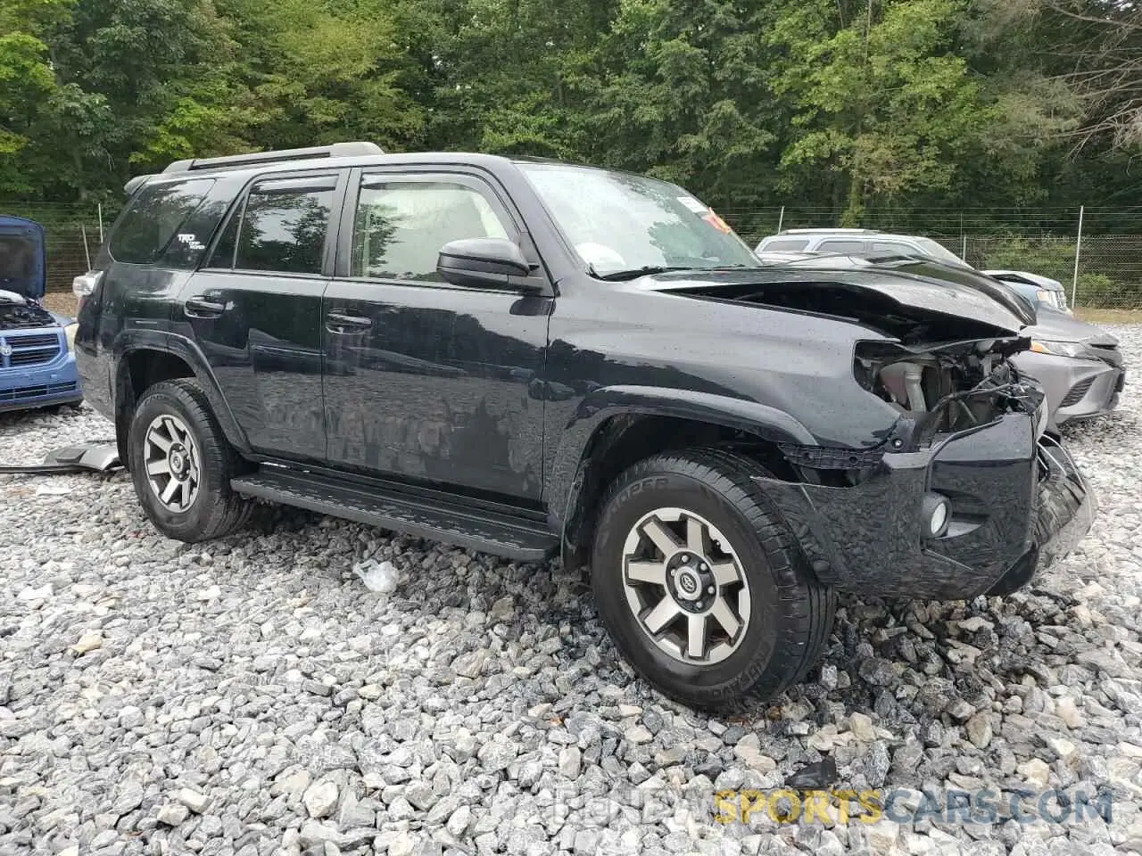 4 fotografías del automóvil dañado JTEBU5JR4L5782815 TOYOTA 4RUNNER 2020