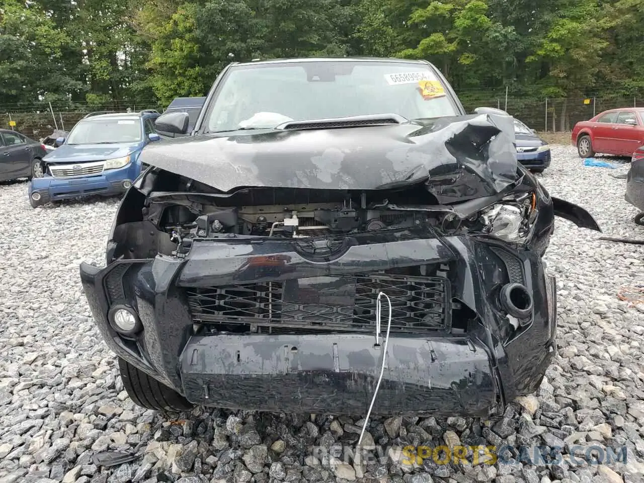 5 fotografías del automóvil dañado JTEBU5JR4L5782815 TOYOTA 4RUNNER 2020