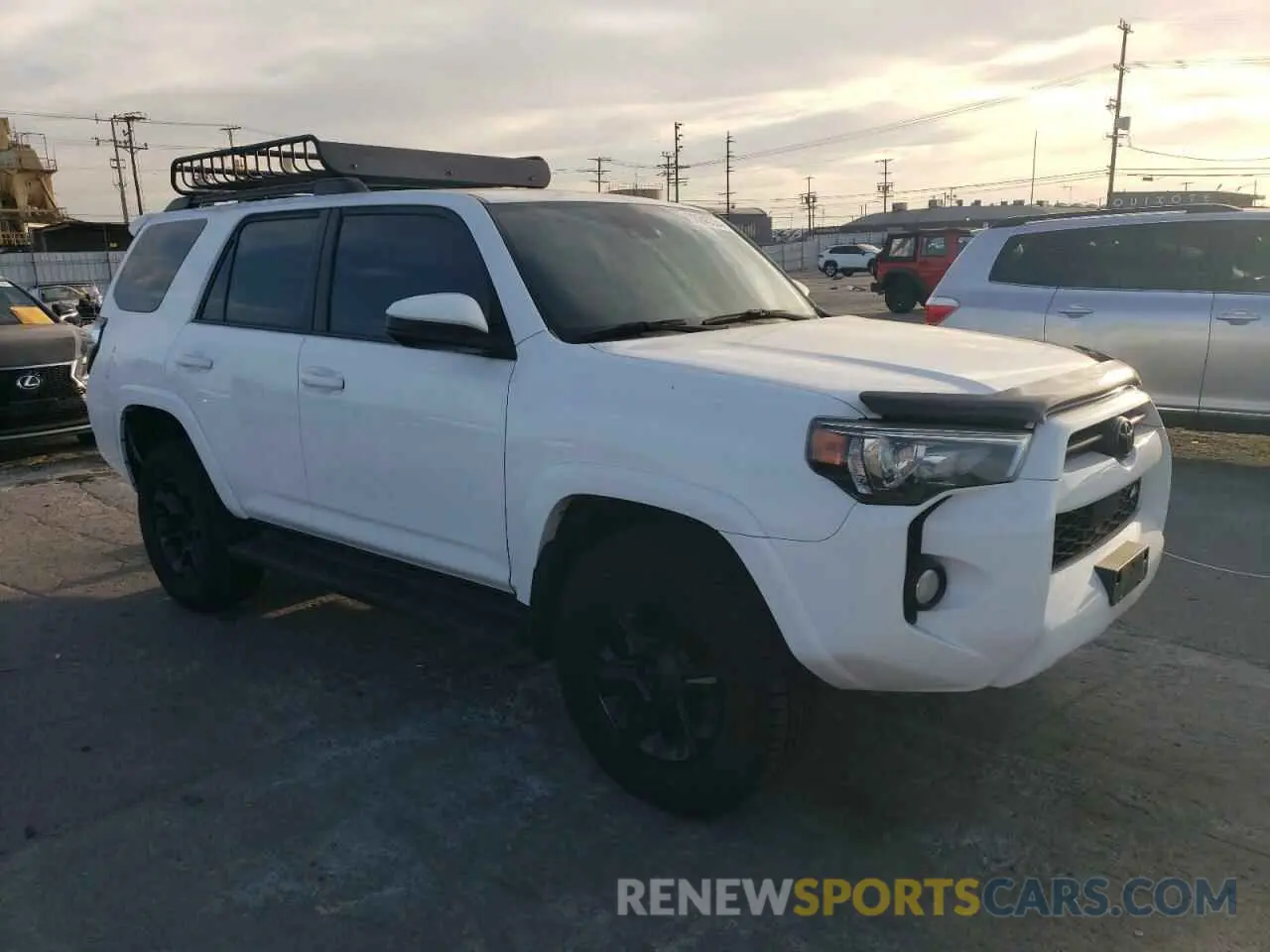 4 fotografías del automóvil dañado JTEBU5JR4L5786993 TOYOTA 4RUNNER 2020