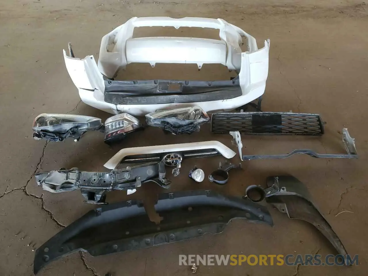 12 fotografías del automóvil dañado JTEBU5JR4L5789702 TOYOTA 4RUNNER 2020