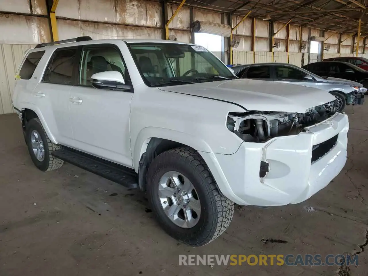 4 fotografías del automóvil dañado JTEBU5JR4L5789702 TOYOTA 4RUNNER 2020