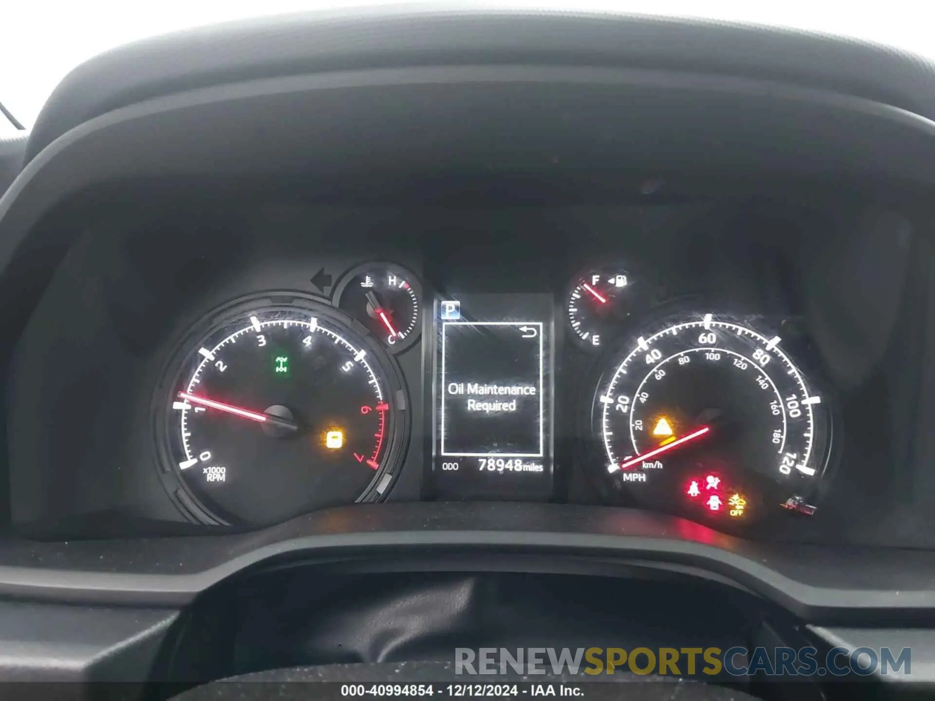 7 fotografías del automóvil dañado JTEBU5JR4L5793183 TOYOTA 4RUNNER 2020