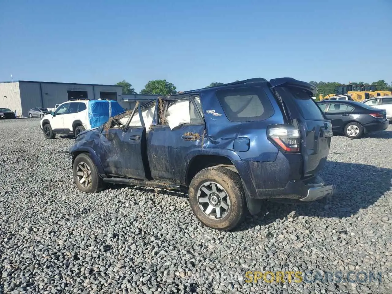 2 fotografías del automóvil dañado JTEBU5JR5L5742937 TOYOTA 4RUNNER 2020