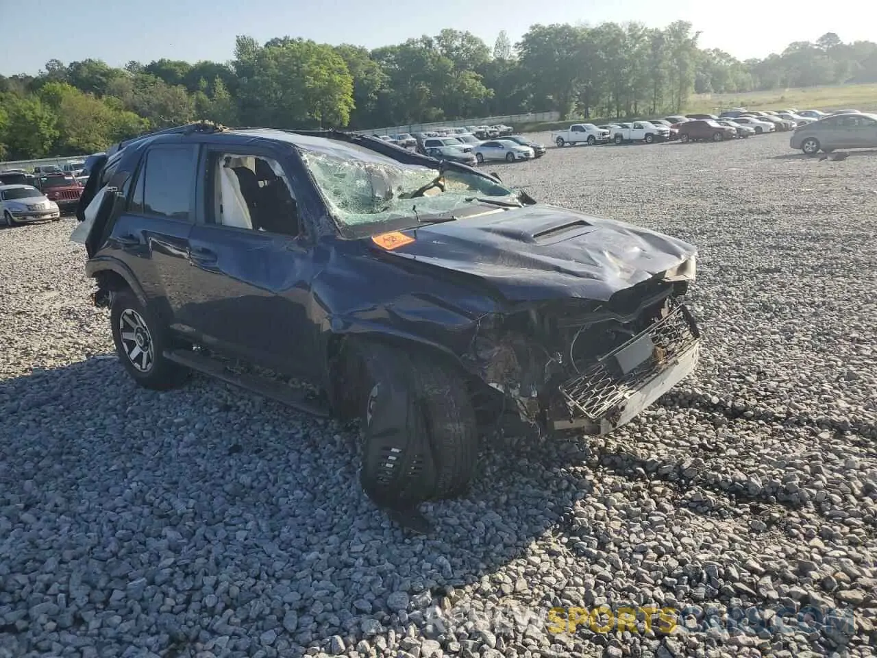 4 fotografías del automóvil dañado JTEBU5JR5L5742937 TOYOTA 4RUNNER 2020