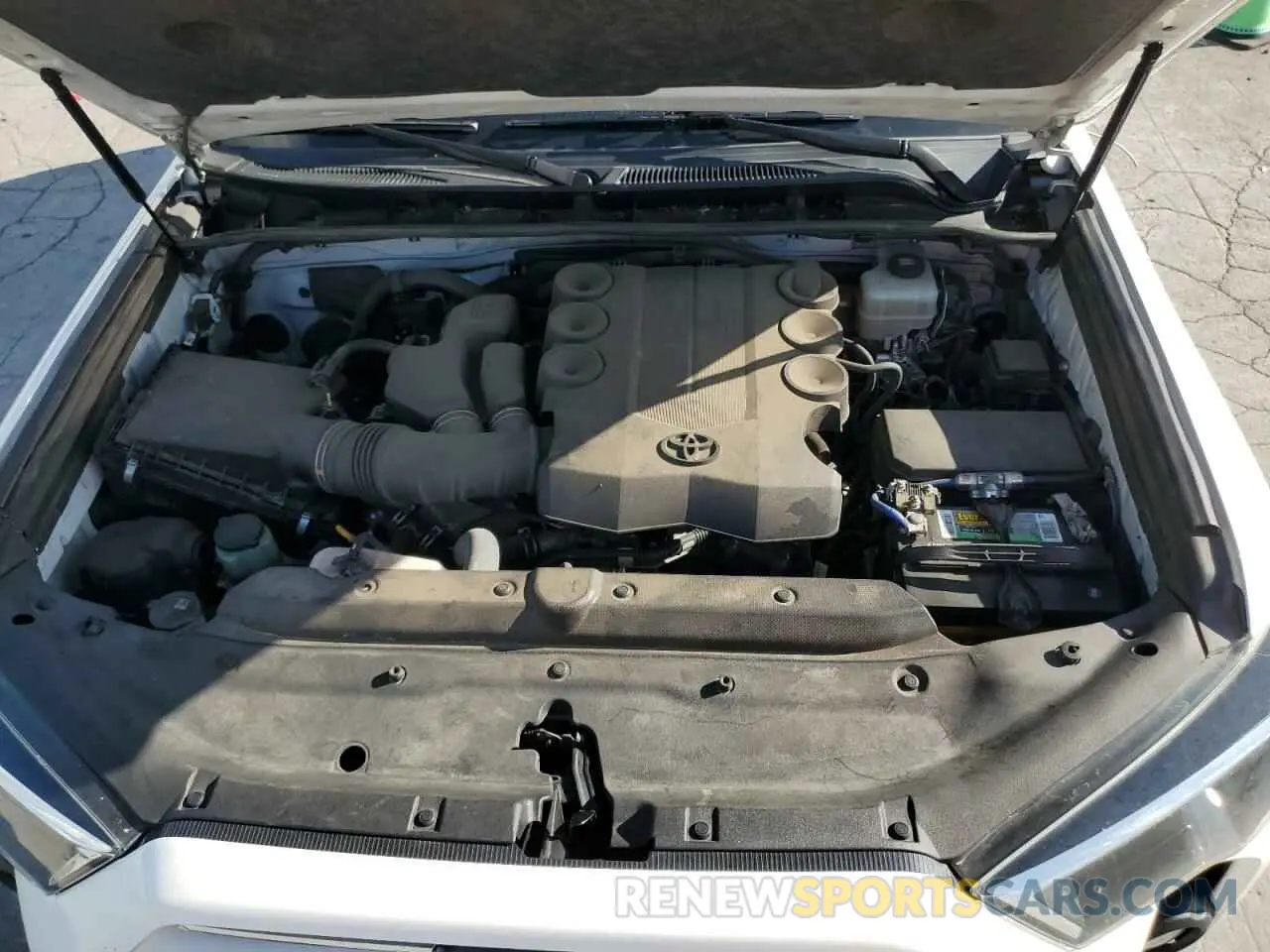 12 fotografías del automóvil dañado JTEBU5JR5L5766638 TOYOTA 4RUNNER 2020