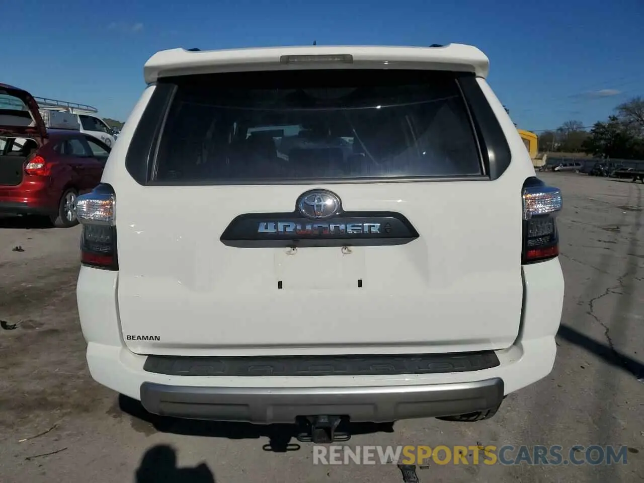 6 fotografías del automóvil dañado JTEBU5JR5L5775291 TOYOTA 4RUNNER 2020