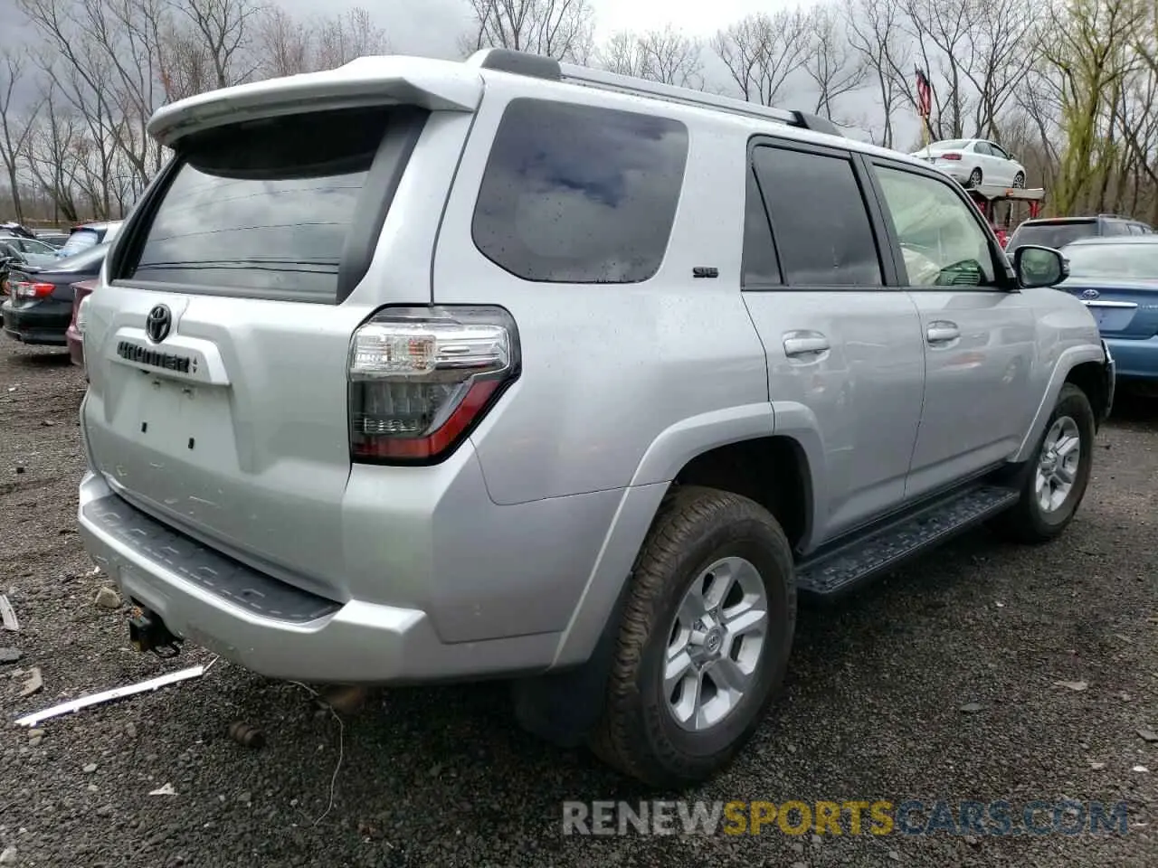 4 fotografías del automóvil dañado JTEBU5JR5L5813294 TOYOTA 4RUNNER 2020
