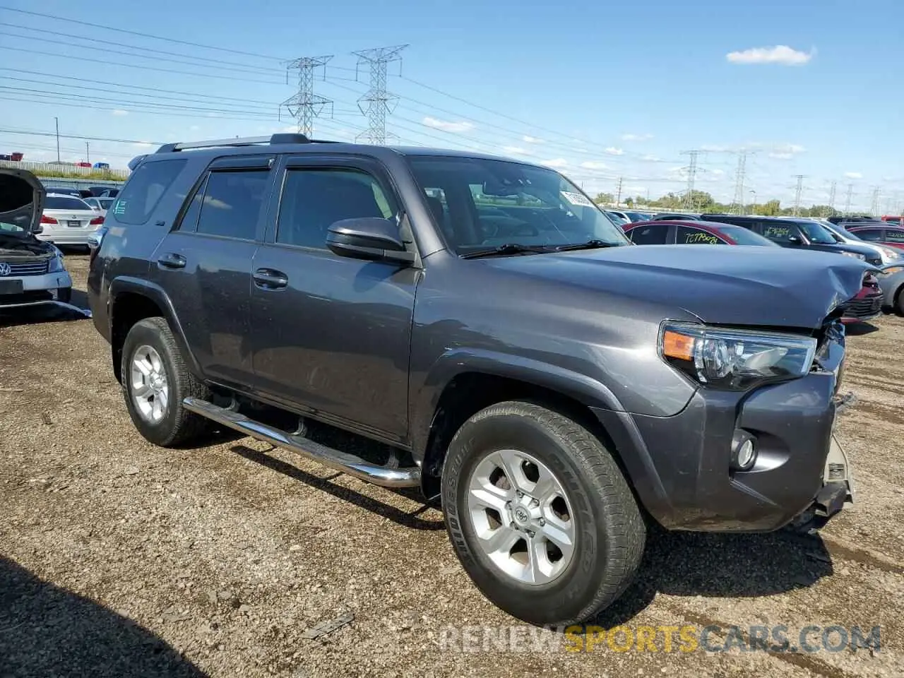 4 fotografías del automóvil dañado JTEBU5JR6L5741991 TOYOTA 4RUNNER 2020