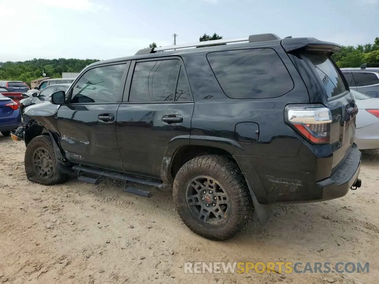 2 fotografías del automóvil dañado JTEBU5JR6L5753722 TOYOTA 4RUNNER 2020