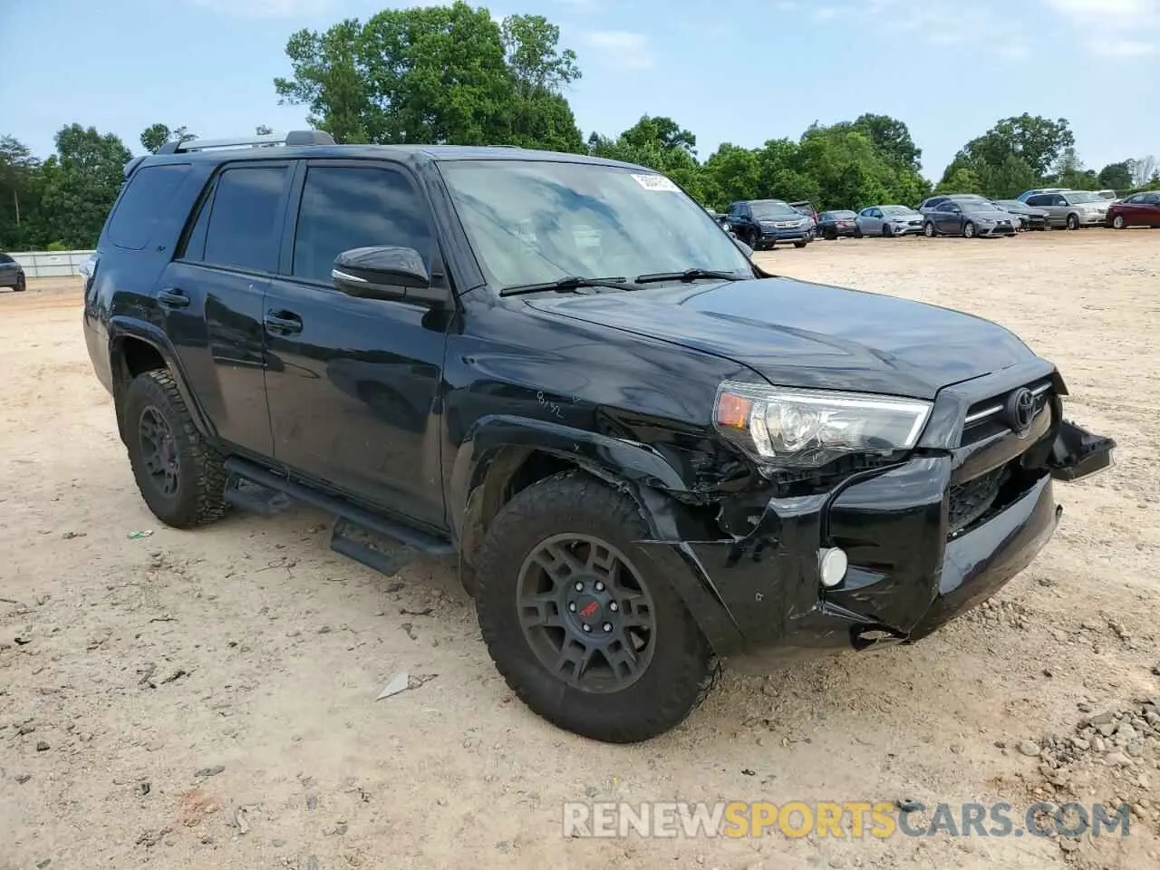 4 fotografías del automóvil dañado JTEBU5JR6L5753722 TOYOTA 4RUNNER 2020