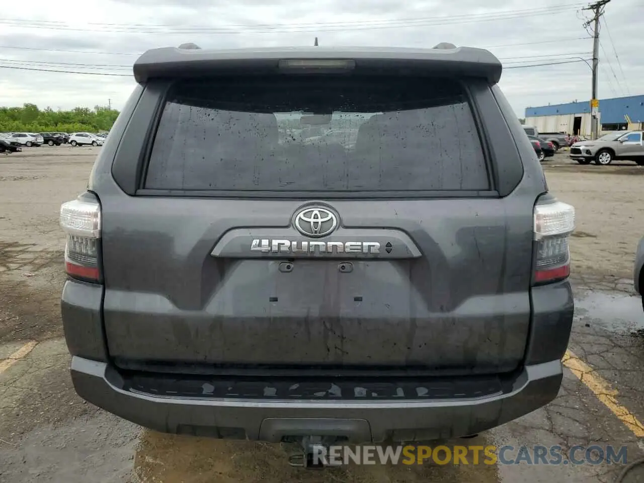 6 fotografías del automóvil dañado JTEBU5JR6L5757396 TOYOTA 4RUNNER 2020