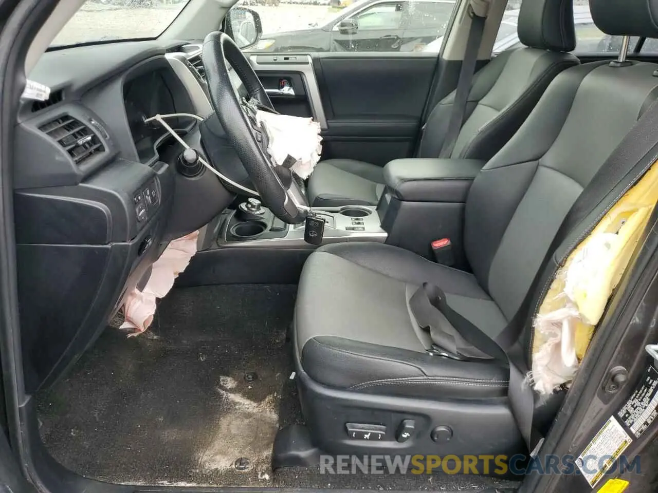 7 fotografías del automóvil dañado JTEBU5JR6L5757396 TOYOTA 4RUNNER 2020