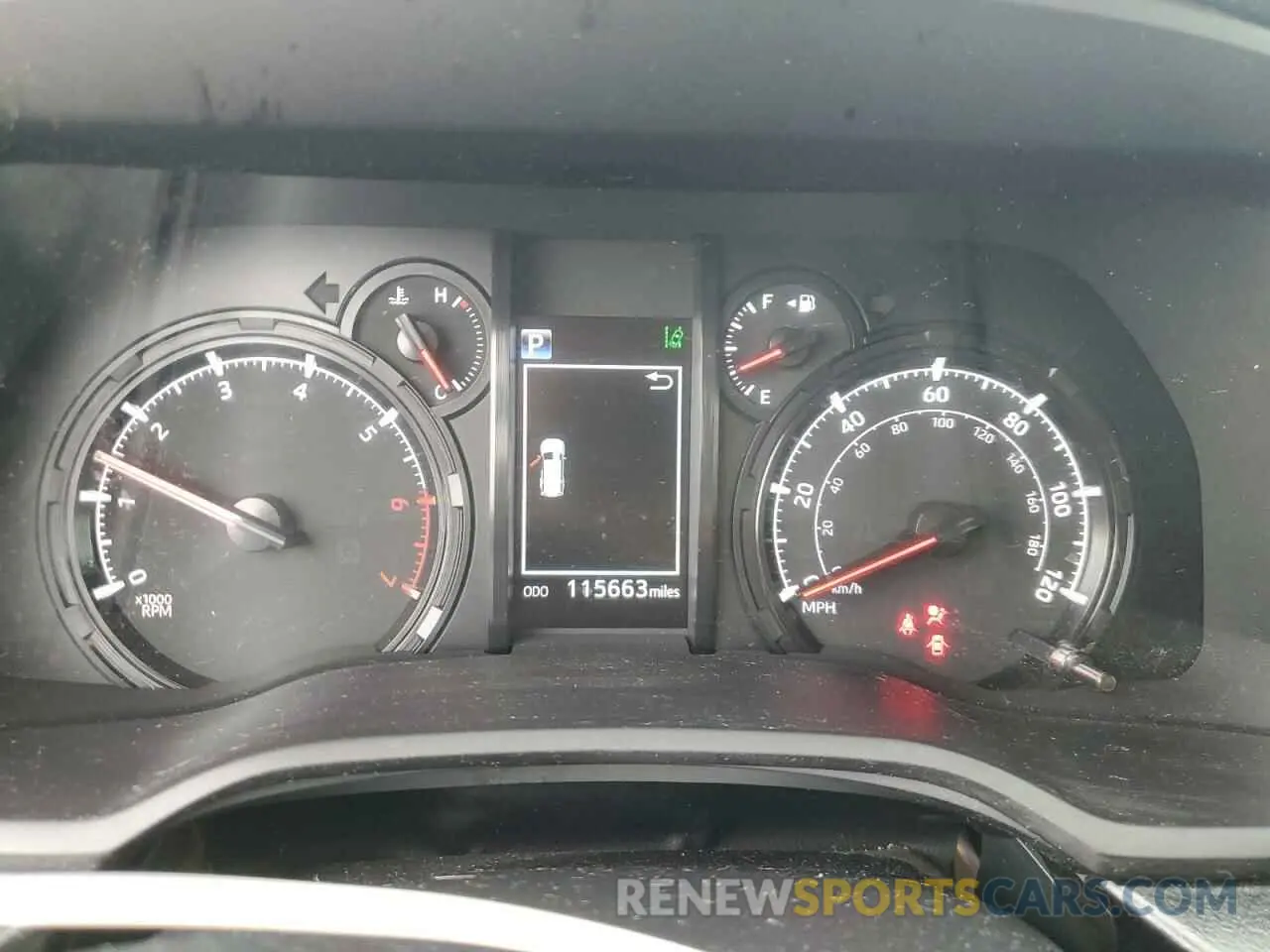 9 fotografías del automóvil dañado JTEBU5JR6L5757396 TOYOTA 4RUNNER 2020