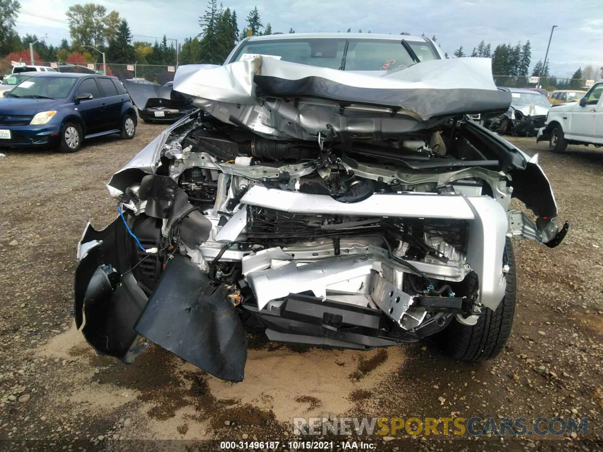 6 fotografías del automóvil dañado JTEBU5JR6L5802823 TOYOTA 4RUNNER 2020