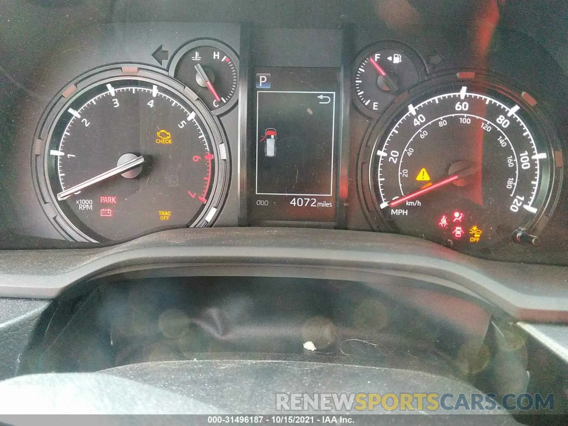 7 fotografías del automóvil dañado JTEBU5JR6L5802823 TOYOTA 4RUNNER 2020