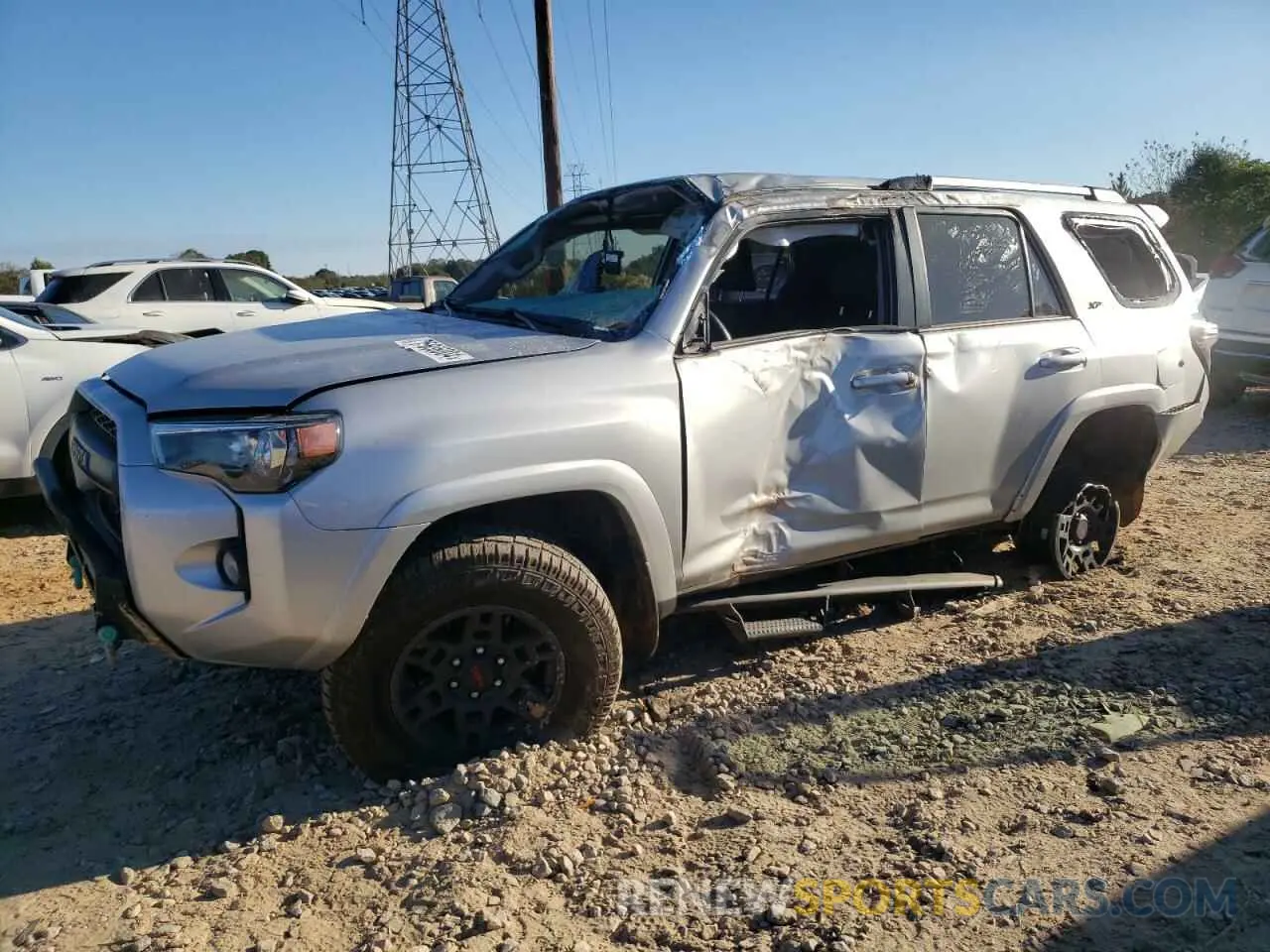 1 fotografías del automóvil dañado JTEBU5JR6L5823770 TOYOTA 4RUNNER 2020