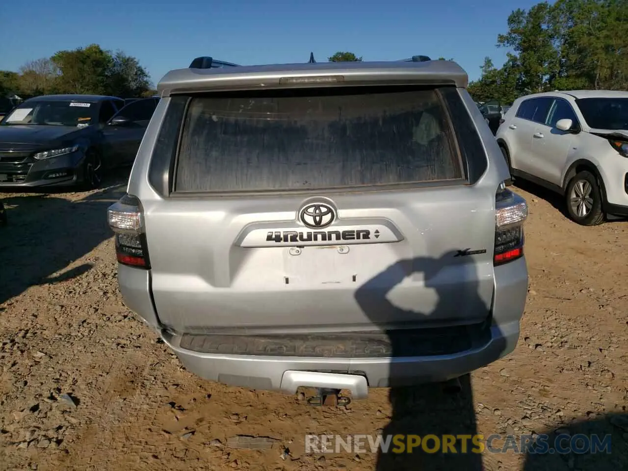 6 fotografías del automóvil dañado JTEBU5JR6L5823770 TOYOTA 4RUNNER 2020