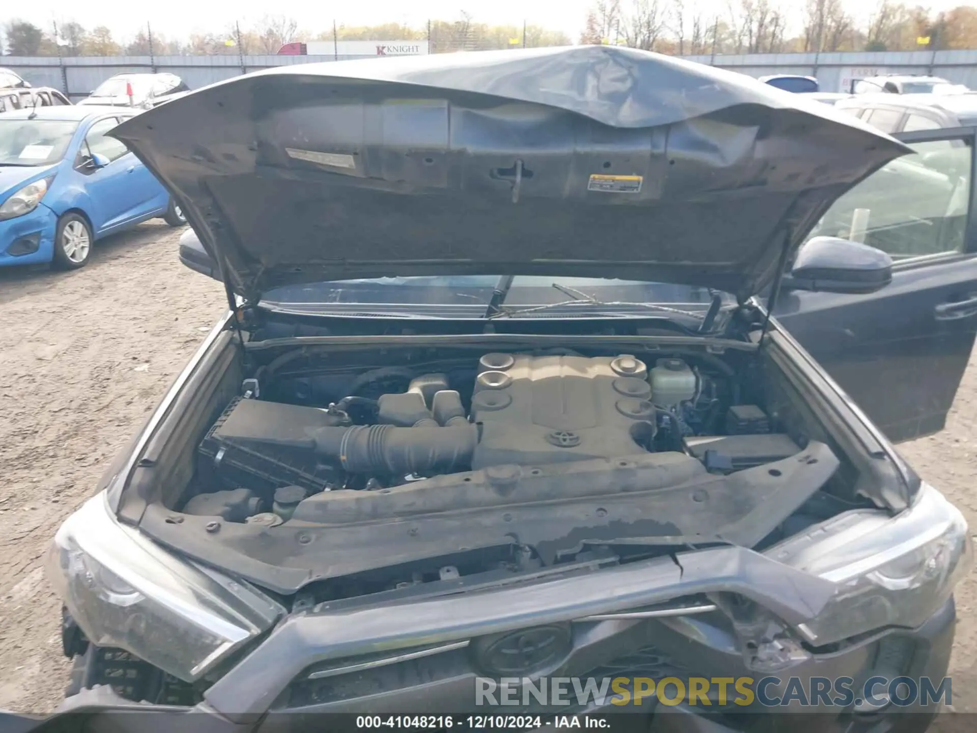 10 fotografías del automóvil dañado JTEBU5JR6L5826278 TOYOTA 4RUNNER 2020