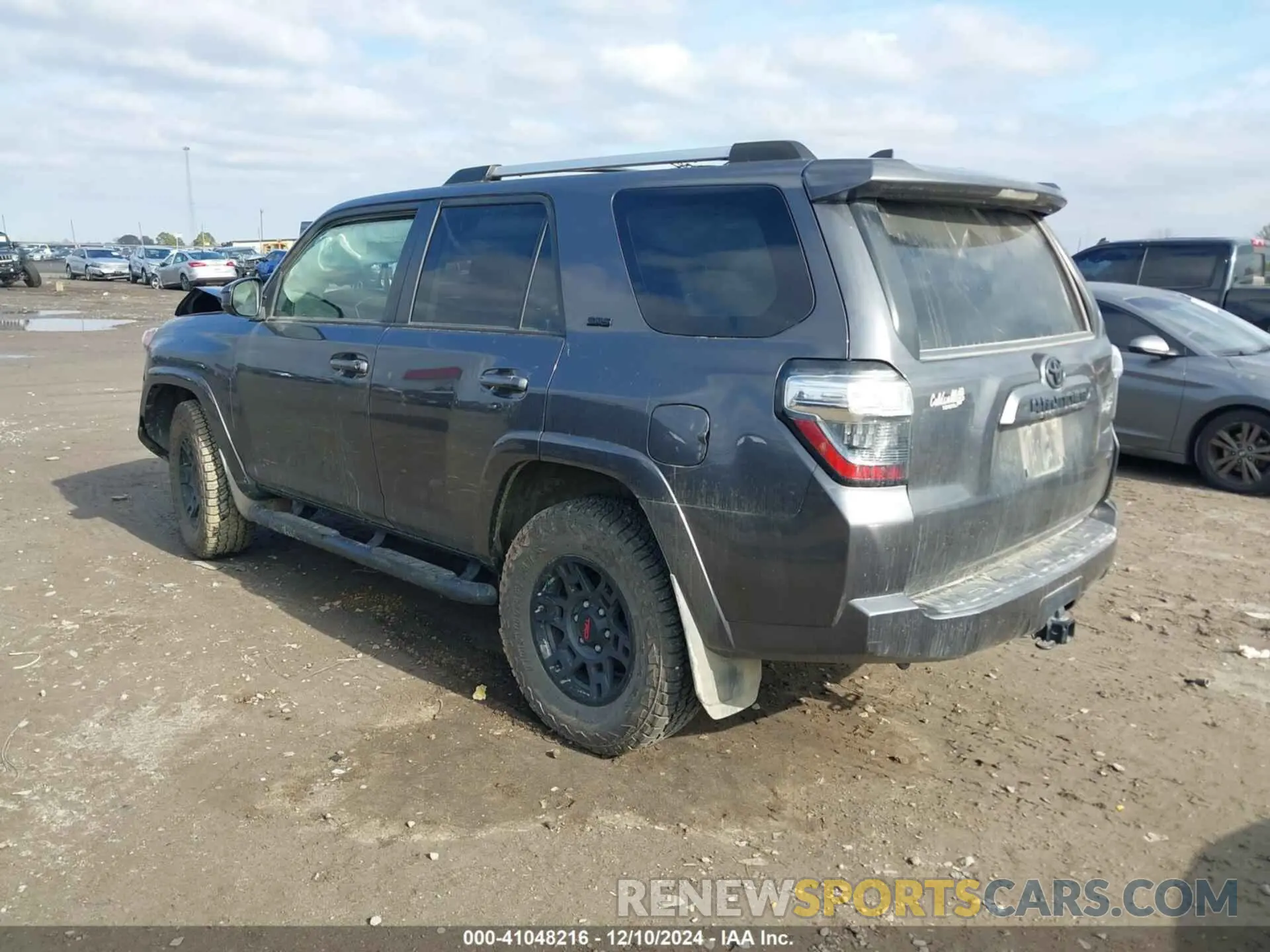 3 fotografías del automóvil dañado JTEBU5JR6L5826278 TOYOTA 4RUNNER 2020