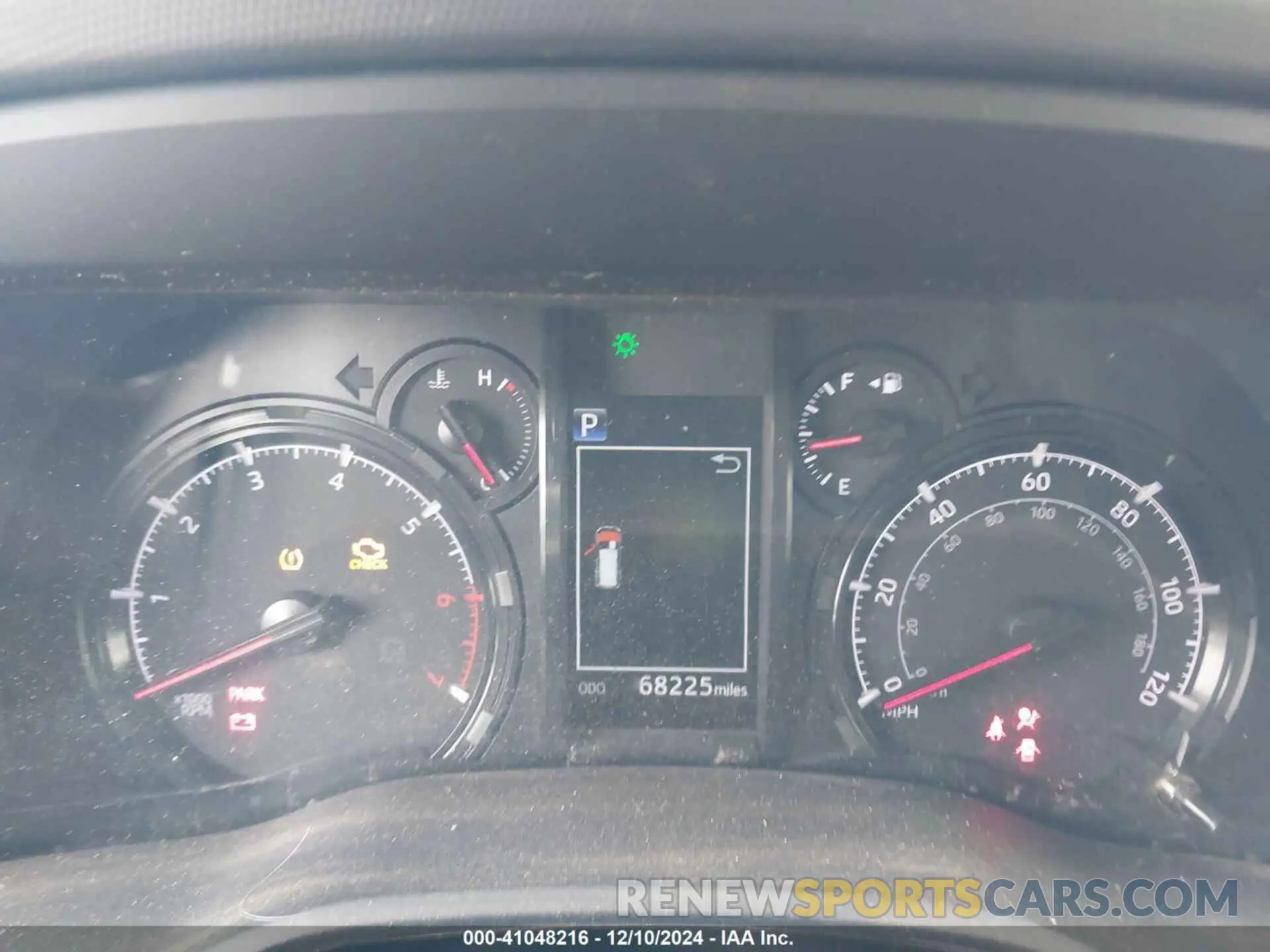 7 fotografías del automóvil dañado JTEBU5JR6L5826278 TOYOTA 4RUNNER 2020