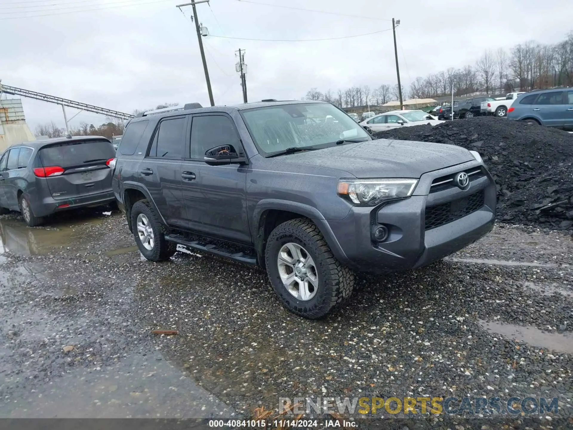 1 fotografías del automóvil dañado JTEBU5JR6L5829679 TOYOTA 4RUNNER 2020