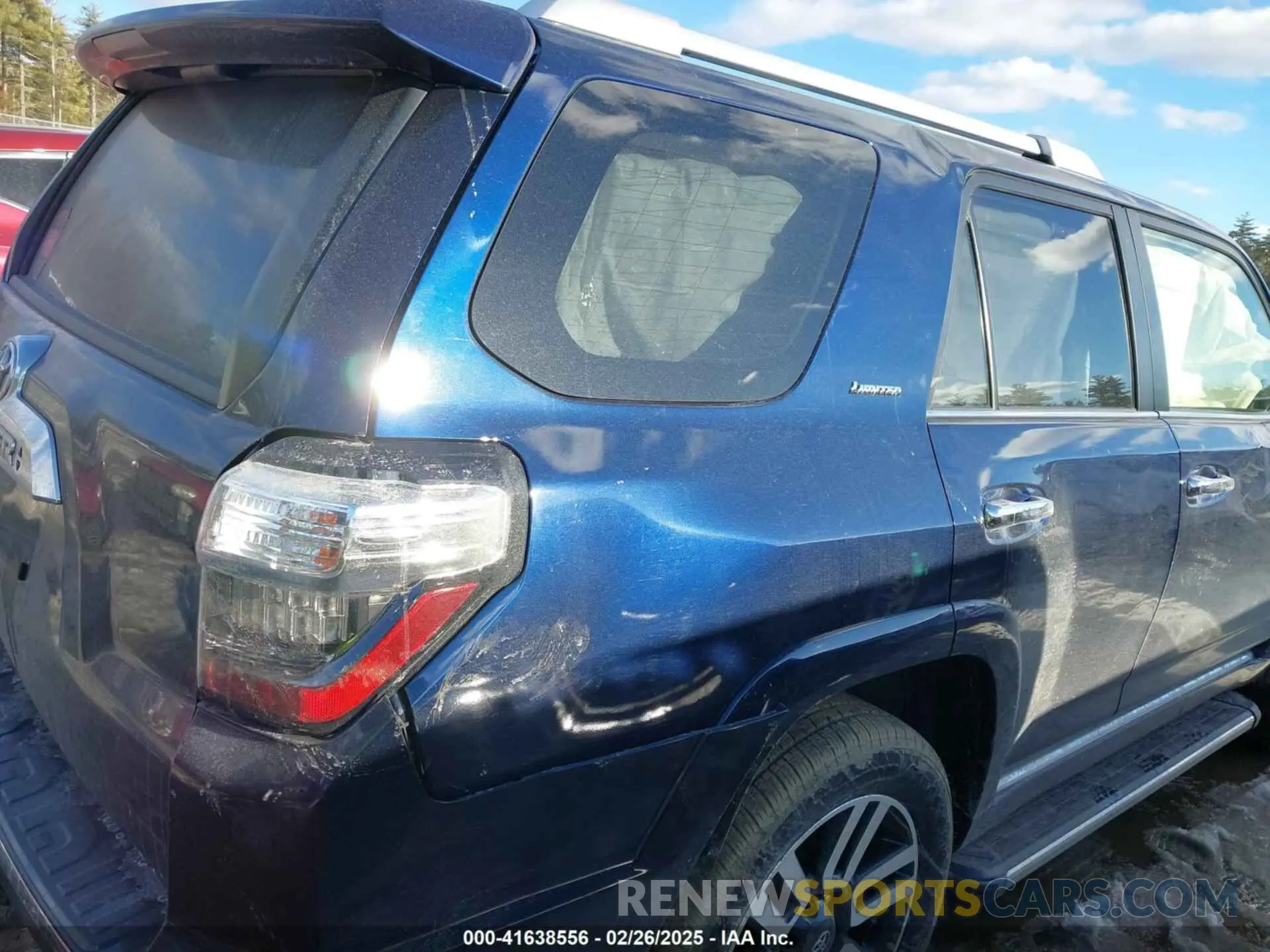 15 fotografías del automóvil dañado JTEBU5JR6L5831058 TOYOTA 4RUNNER 2020