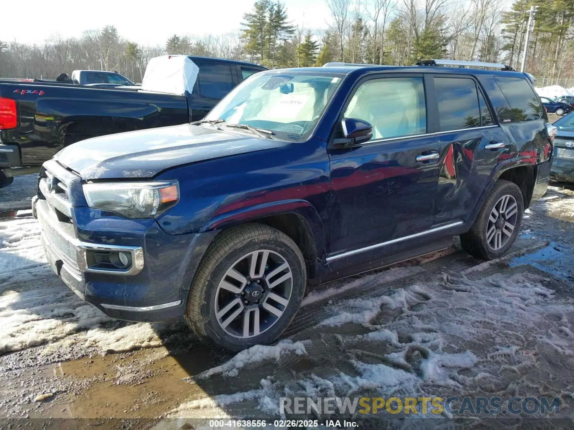 2 fotografías del automóvil dañado JTEBU5JR6L5831058 TOYOTA 4RUNNER 2020