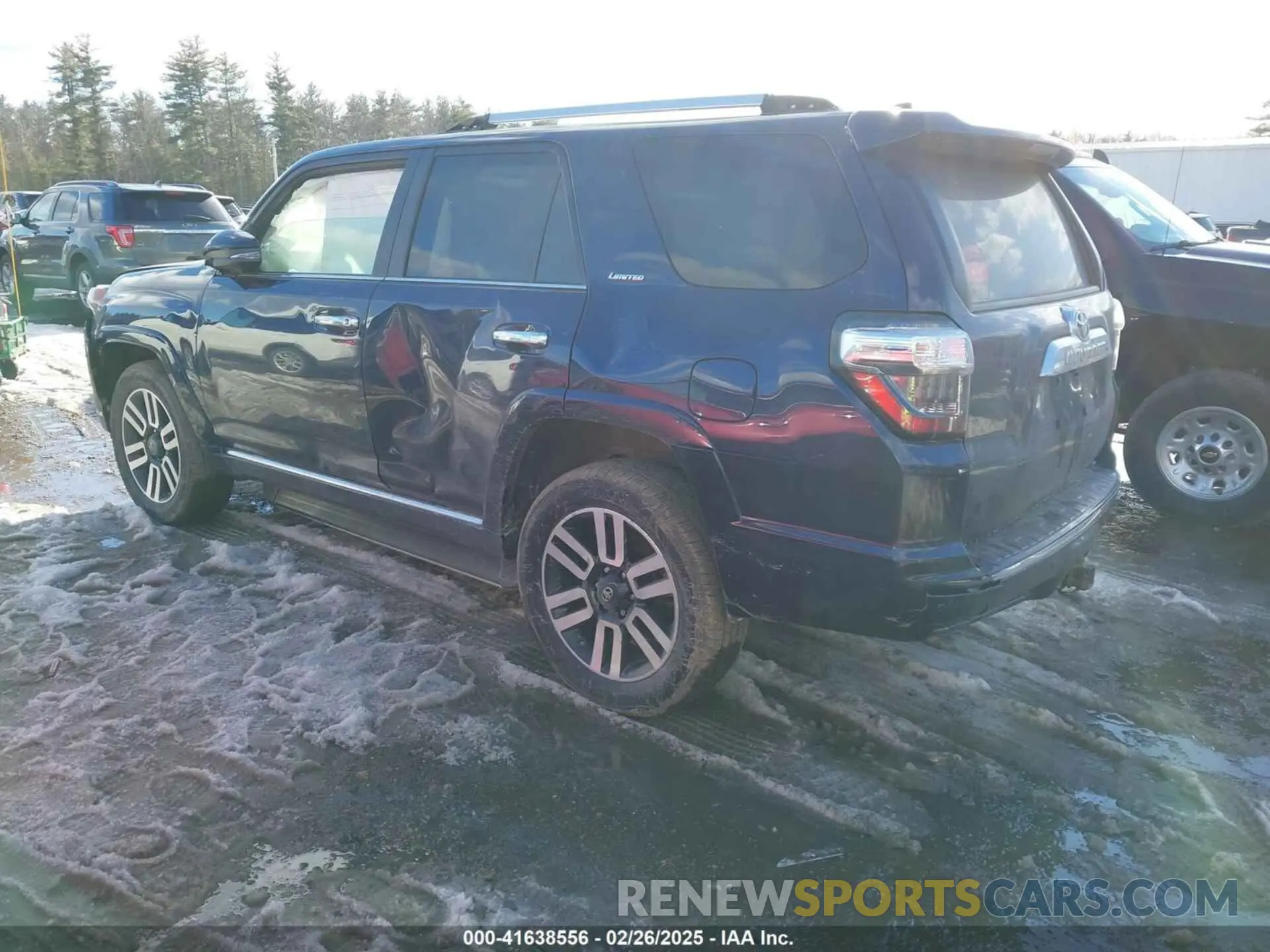 3 fotografías del automóvil dañado JTEBU5JR6L5831058 TOYOTA 4RUNNER 2020