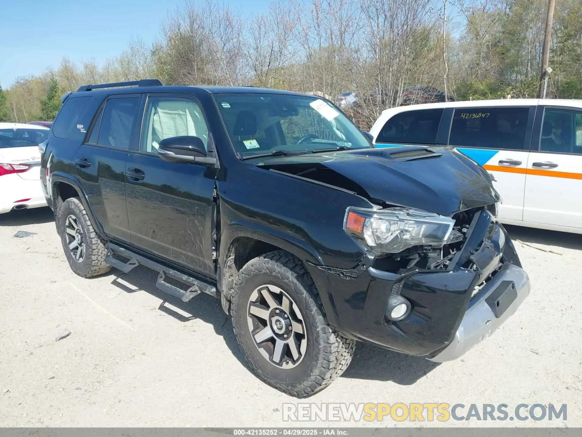 1 fotografías del automóvil dañado JTEBU5JR7L5753311 TOYOTA 4RUNNER 2020