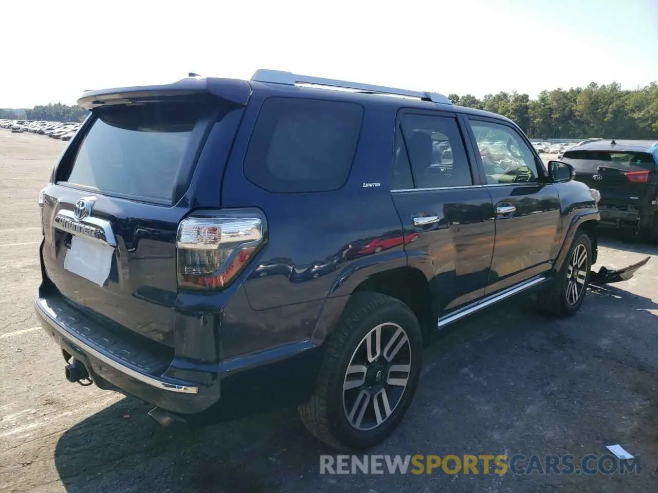 3 fotografías del automóvil dañado JTEBU5JR7L5776698 TOYOTA 4RUNNER 2020
