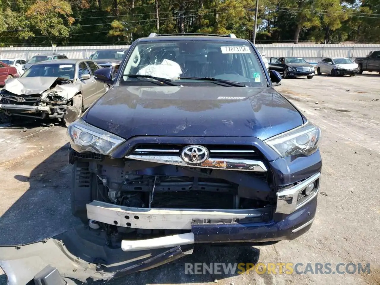 5 fotografías del automóvil dañado JTEBU5JR7L5776698 TOYOTA 4RUNNER 2020